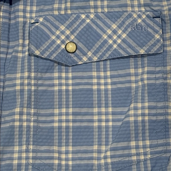 ⛰️ Stio Snap Front Shirt | Men’s Medium | Snap Closure • Mountain-Ready Style - Picture 3 of 6